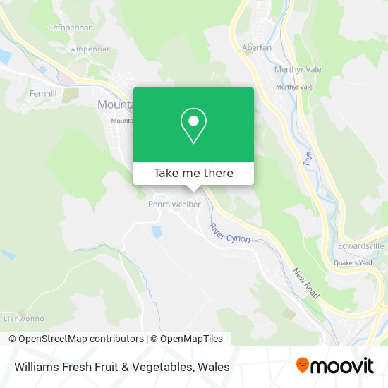 Williams Fresh Fruit & Vegetables map