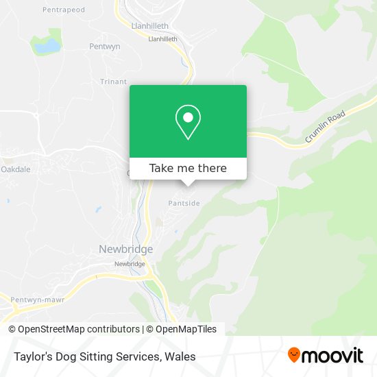 Taylor's Dog Sitting Services map