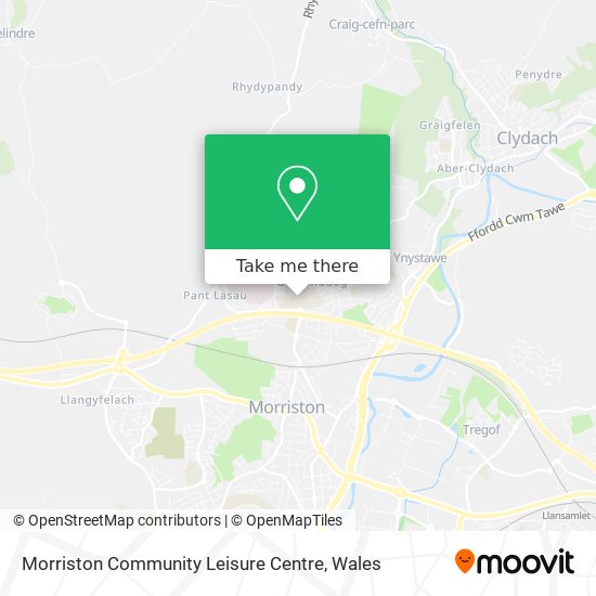 Morriston Community Leisure Centre map
