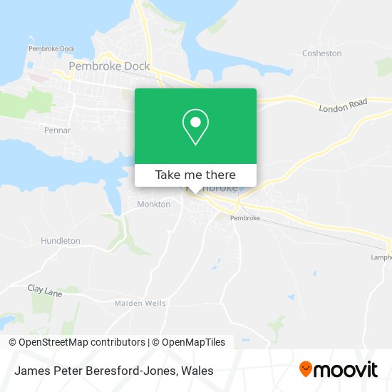 James Peter Beresford-Jones map