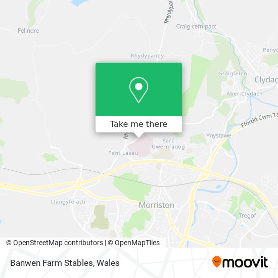 Banwen Farm Stables map