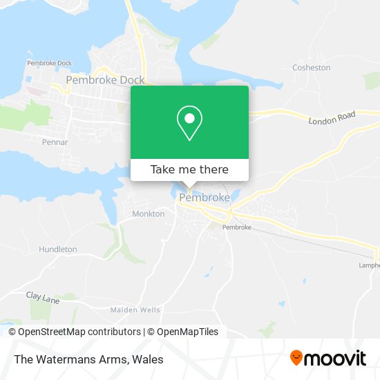 The Watermans Arms map