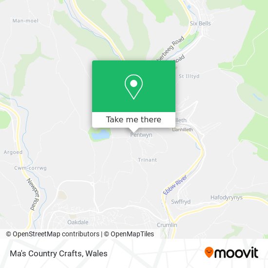 Ma's Country Crafts map