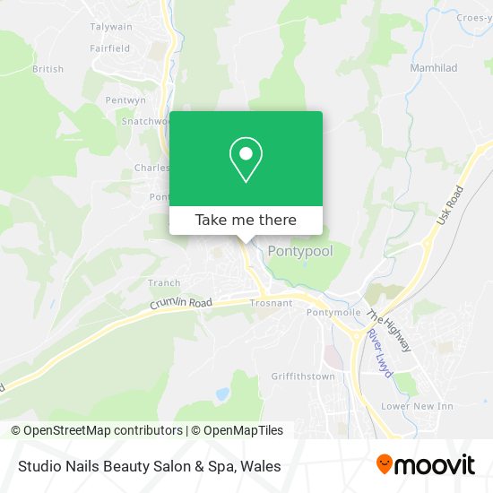 Studio Nails Beauty Salon & Spa map