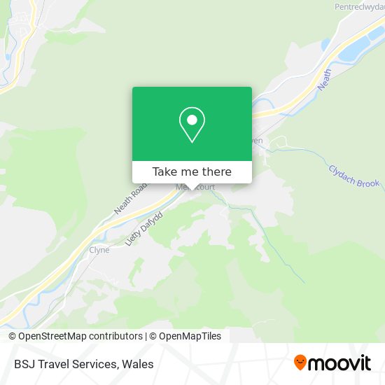 BSJ Travel Services map