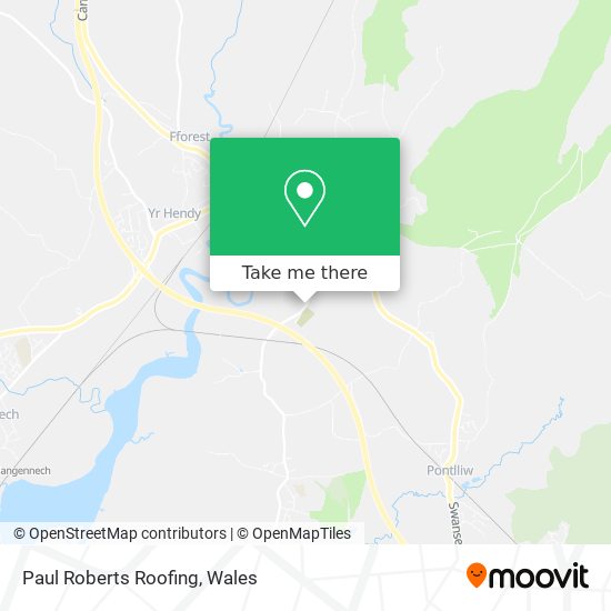 Paul Roberts Roofing map