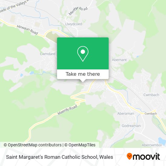 Saint Margaret's Roman Catholic School map