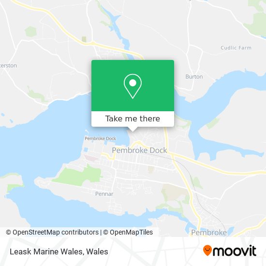 Leask Marine Wales map