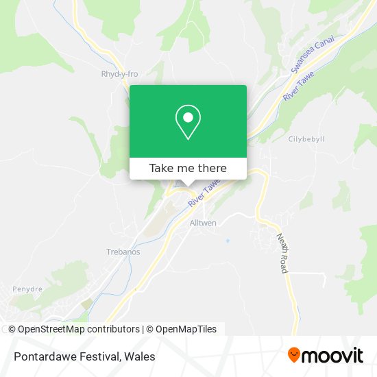 Pontardawe Festival map