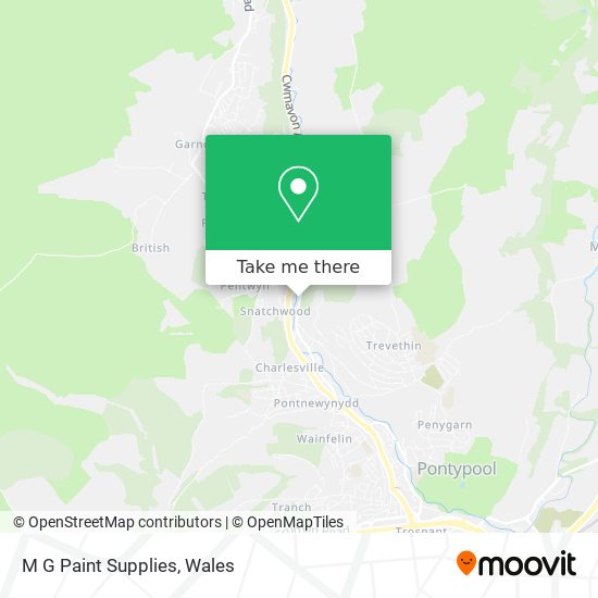 M G Paint Supplies map