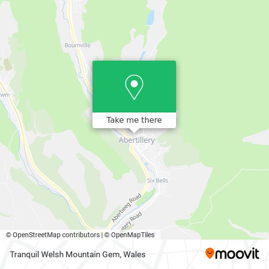 Tranquil Welsh Mountain Gem map