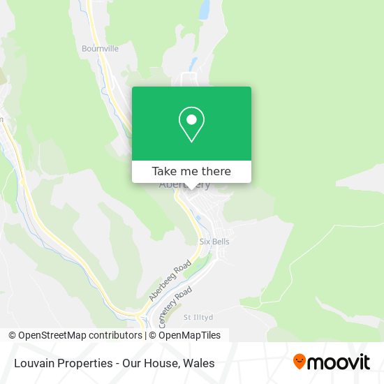 Louvain Properties - Our House map