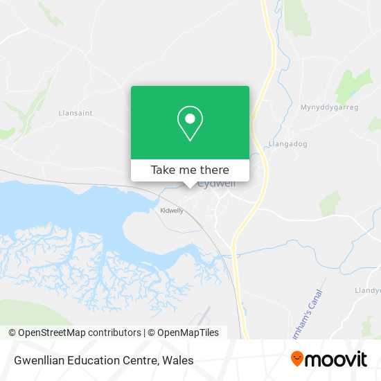 Gwenllian Education Centre map