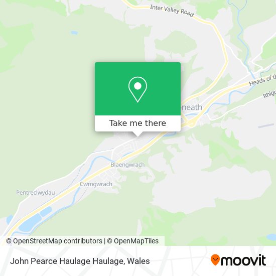 John Pearce Haulage Haulage map
