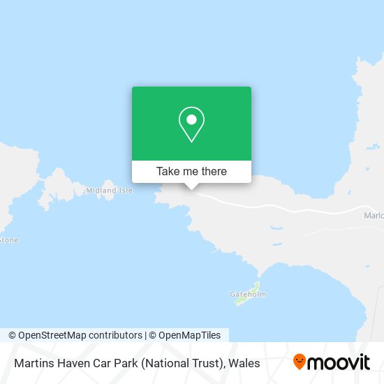 Martins Haven Car Park (National Trust) map