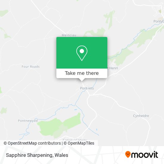Sapphire Sharpening map