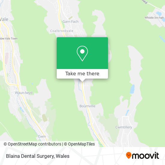 Blaina Dental Surgery map