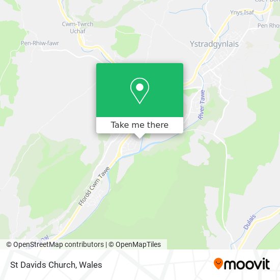 St Davids Church map
