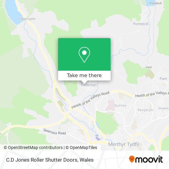 C.D Jones Roller Shutter Doors map