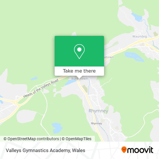 Valleys Gymnastics Academy map