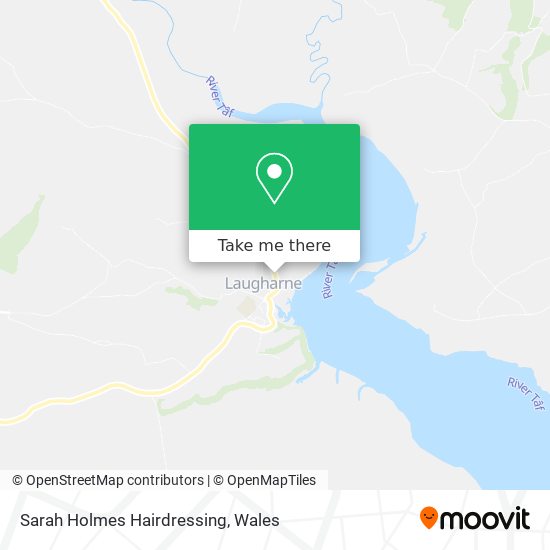 Sarah Holmes Hairdressing map