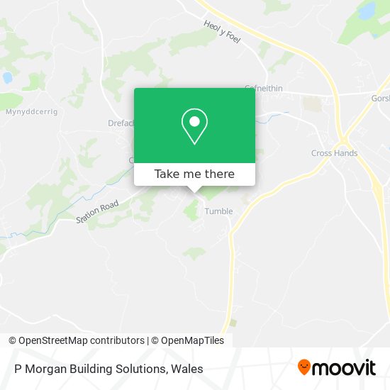P Morgan Building Solutions map