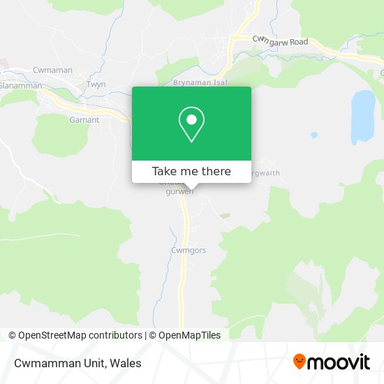 Cwmamman Unit map