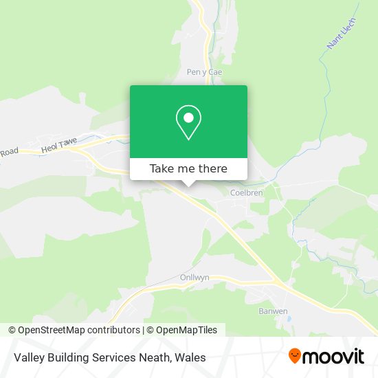 Valley Building Services Neath map