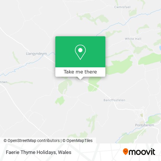 Faerie Thyme Holidays map