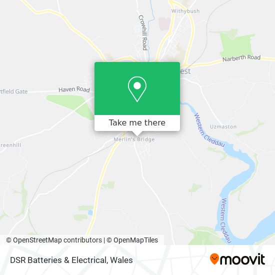 DSR Batteries & Electrical map