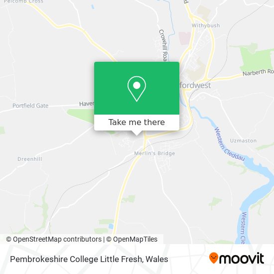 Pembrokeshire College Little Fresh map