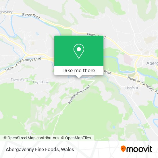 Abergavenny Fine Foods map