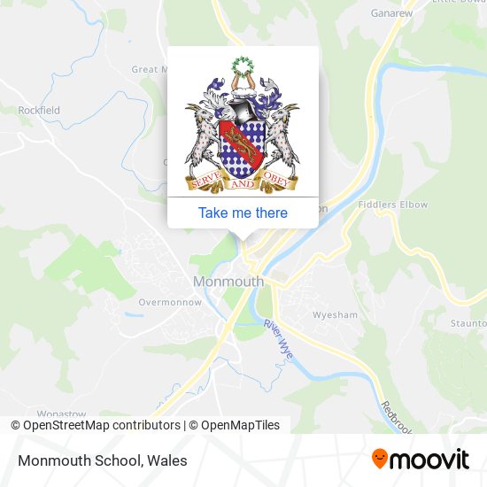 Monmouth School map