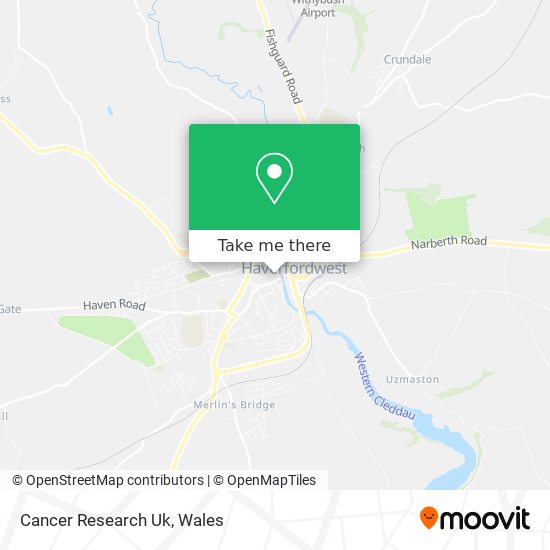 Cancer Research Uk map