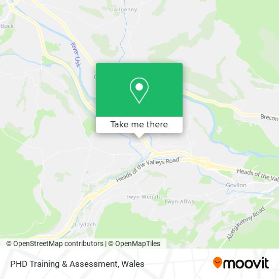 PHD Training & Assessment map
