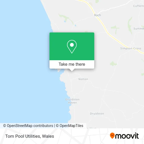 Tom Pool Utilities map