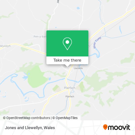 Jones and Llewellyn map