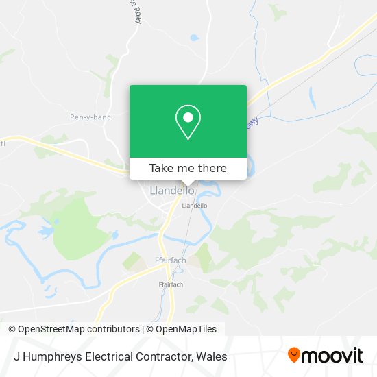 J Humphreys Electrical Contractor map