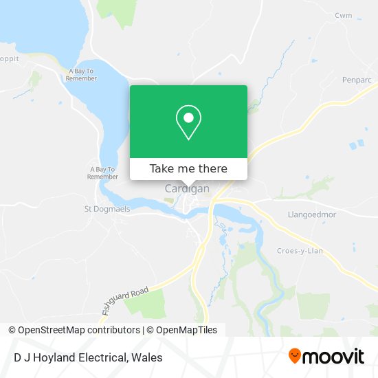 D J Hoyland Electrical map