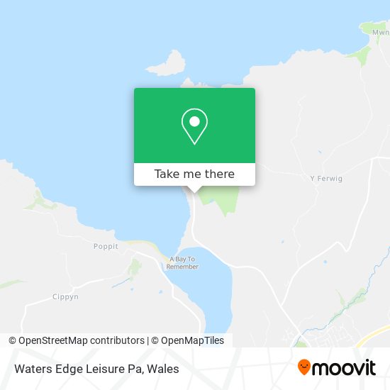 Waters Edge Leisure Pa map
