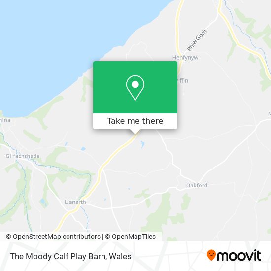 The Moody Calf Play Barn map