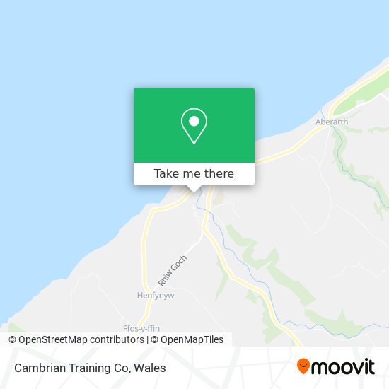 Cambrian Training Co map