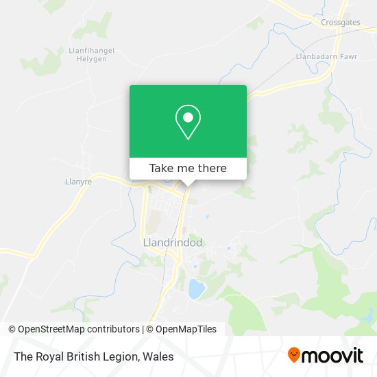 The Royal British Legion map