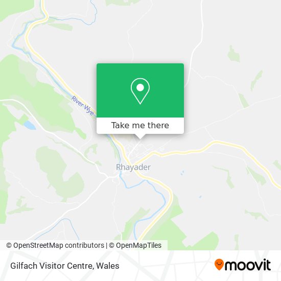 Gilfach Visitor Centre map