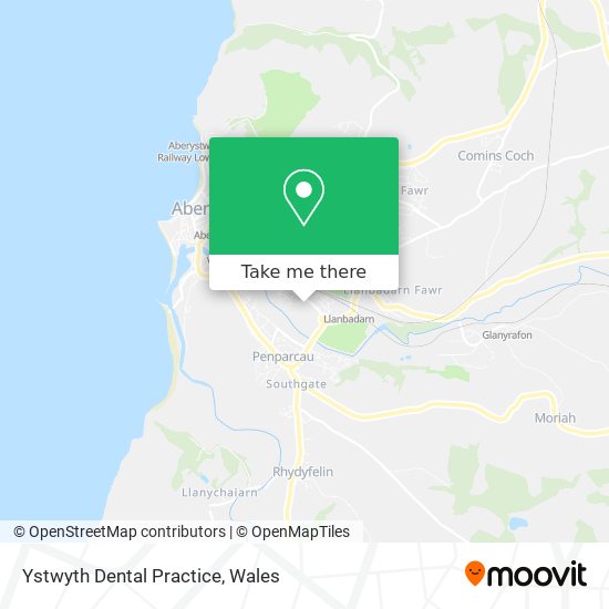 Ystwyth Dental Practice map