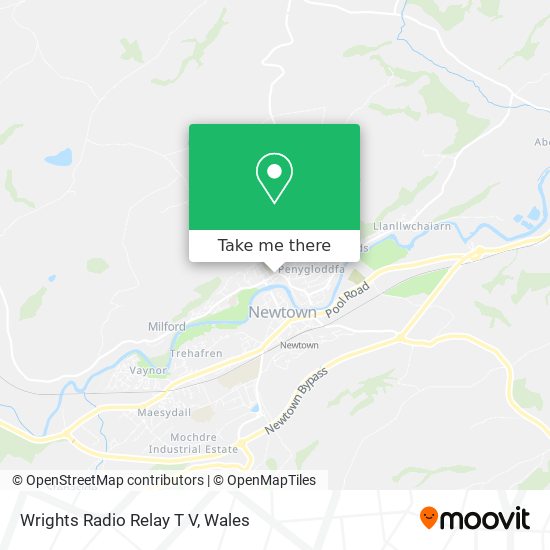 Wrights Radio Relay T V map