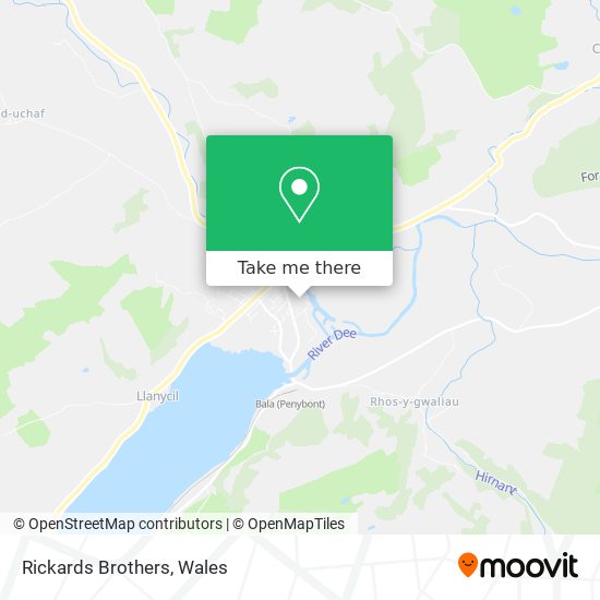 Rickards Brothers map