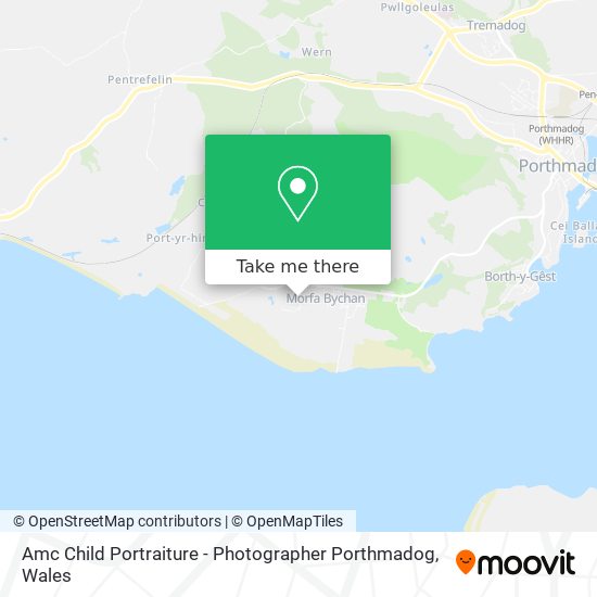 Amc Child Portraiture - Photographer Porthmadog map