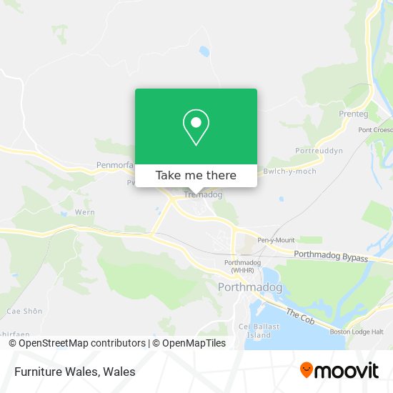 Furniture Wales map