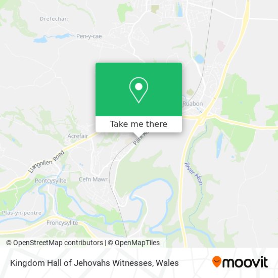Kingdom Hall of Jehovahs Witnesses map